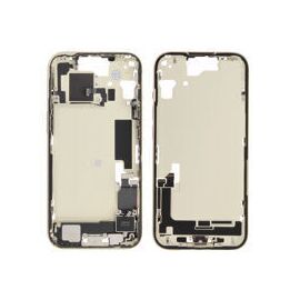 For iPhone/iPad (AP150024YPSP-C) Rear Cover (Pulled C) incl. small parts - Yellow, For iPhone 15 - Smartphone Covers & Frames - Smartphone - Techbox