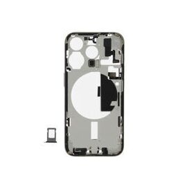 For iPhone/iPad (AP15P0021WPSP-C) Middle Frame (Pulled C) incl. small parts - White, For iPhone 15 Pro - Smartphone Covers & Frames - Smartphone - Techbox