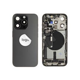 For iPhone/iPad (AP15P0024BPSP-C) Rear Cover (Pulled C) incl. small parts - Black, For iPhone 15 Pro - Smartphone Covers & Frames - Smartphone - Techbox