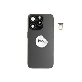 For iPhone/iPad (AP15P0024BPSP-C) Rear Cover (Pulled C) incl. small parts - Black, For iPhone 15 Pro - Smartphone Covers & Frames - Smartphone - Techbox