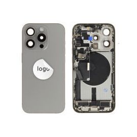 For iPhone/iPad (AP15P0024GRPSP-C) Rear Cover (Pulled C) incl. small parts - Grey, For iPhone 15 Pro - Smartphone Covers & Frames - Smartphone - Techbox