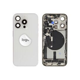 For iPhone/iPad (AP15P0024WPSP-C) Rear Cover (Pulled C) incl. small parts - White, For iPhone 15 Pro - Smartphone Covers & Frames - Smartphone - Techbox