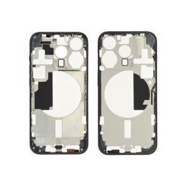 For iPhone/iPad (AP15P24BLP) Rear Cover - Blue Titanium (Pulled incl middle frame), for model iPhone 15 Pro (with buttons and without smallparts) - Smartphone Covers & Frames - Smartphone - Techbox