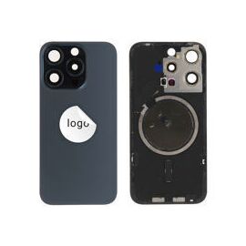For iPhone/iPad (AP15P24BLP) Rear Cover - Blue Titanium (Pulled incl middle frame), for model iPhone 15 Pro (with buttons and without smallparts) - Smartphone Covers & Frames - Smartphone - Techbox