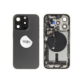 For iPhone/iPad (AP15P24BPSP) Rear Cover - Black Titanium (Pulled incl middle frame), for model iPhone 15 Pro (incl. smallparts) - Smartphone Covers & Frames - Smartphone - Techbox