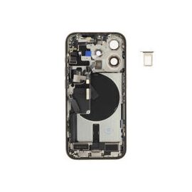 For iPhone/iPad (AP15P24GRPSP) Rear Cover - Natural Titanium (Pulled incl middle frame), for model iPhone 15 Pro (incl. smallparts) - Smartphone Covers & Frames - Smartphone - Techbox