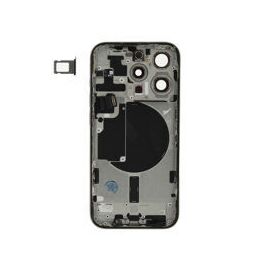 For iPhone/iPad (AP15P24WP) Rear Cover - White Titanium (Pulled incl middle frame), for model iPhone 15 Pro (with buttons and without smallparts) - Smartphone Covers & Frames - Smartphone - Techbox