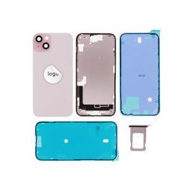 For iPhone/iPad (AP15PL0024PIP) Rear Cover - Pink (Pulled incl middle frame), for model iPhone 15 Plus (with buttons and without smallparts) - Smartphone Covers & Frames - Smartphone - Techbox