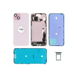 For iPhone/iPad (AP15PL0024PIPSP-B) Rear Cover (Pulled B) incl. small parts - Pink, For iPhone 15 Plus - Smartphone Covers & Frames - Smartphone - Techbox