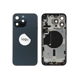 For iPhone/iPad (AP15PM24BLP) Rear Cover - Blue Titanium (Pulled incl middle frame), for model iPhone 15 Pro Max (with buttons and without smallparts) - Smartphone Covers & Frames - Smartphone - Techbox