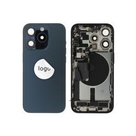 For iPhone/iPad (AP15PM24BLPSP) Rear Cover - Blue Titanium (Pulled incl middle frame), for model iPhone 15 Pro Max (incl. smallparts) - Smartphone Covers & Frames - Smartphone - Techbox