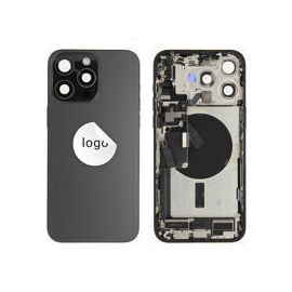 For iPhone/iPad (AP15PM24BPSP) Rear Cover - Black Titanium (Pulled incl middle frame), for model iPhone 15 Pro Max (incl. smallparts) - Smartphone Covers & Frames - Smartphone - Techbox