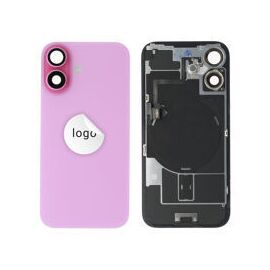 For iPhone/iPad (AP160024PIPSP-B) Rear Cover (Pulled B) incl. small parts - Pink, For iPhone 16 - Smartphone Covers & Frames - Smartphone - Techbox