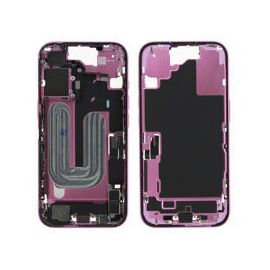 For iPhone/iPad (AP160024PIPSP-B) Rear Cover (Pulled B) incl. small parts - Pink, For iPhone 16 - Smartphone Covers & Frames - Smartphone - Techbox