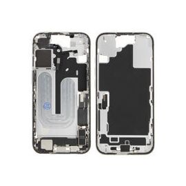 For iPhone/iPad (AP160024WPSP-C) Rear Cover (Pulled C) incl. small parts - White, For iPhone 16 - Smartphone Covers & Frames - Smartphone - Techbox