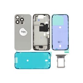 For iPhone/iPad (AP16P0024GRPSP-B) Rear Cover (Pulled B) incl. small parts - Grey, For iPhone 16 Pro - Smartphone Covers & Frames - Smartphone - Techbox