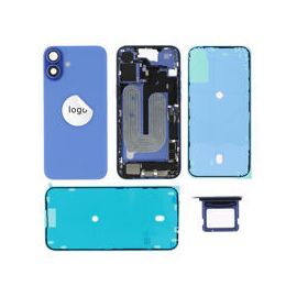 For iPhone/iPad (AP16PL0024BLPSP-B) Rear Cover (Pulled B) incl. small parts - Blue, For iPhone 16 Plus - Smartphone Covers & Frames - Smartphone - Techbox