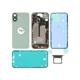 For iPhone/iPad (AP16PL0024GRNPSP-B) Rear Cover (Pulled B) incl. small parts - Green, For iPhone 16 Plus - Smartphone Covers & Frames - Smartphone - Techbox