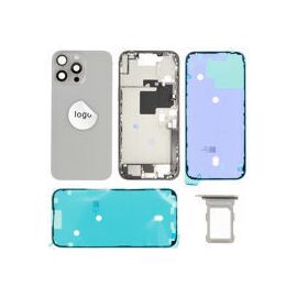 For iPhone/iPad (AP16PM0024GRPSP) Rear Cover (Pulled A) incl. small parts - Grey, For iPhone 16 Pro Max - Smartphone Covers & Frames - Smartphone - Techbox