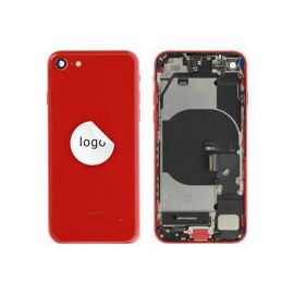 For iPhone/iPad (APSE0024RPSP) Rear Cover (Pulled A) incl. small parts - Red, For iPhone SE (2022) - Smartphone Covers & Frames - Smartphone - Techbox