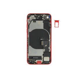 For iPhone/iPad (APSE0024RPSP) Rear Cover (Pulled A) incl. small parts - Red, For iPhone SE (2022) - Smartphone Covers & Frames - Smartphone - Techbox