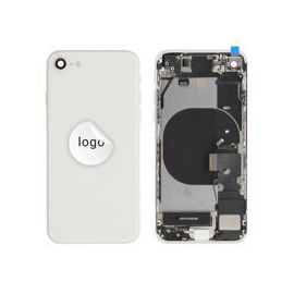 For iPhone/iPad (APSE0024WPSP-B) Rear Cover (Pulled B) incl. small parts - White, For iPhone SE (2022) | Techbox