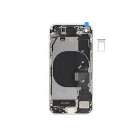 For iPhone/iPad (APSE0024WPSP-B) Rear Cover (Pulled B) incl. small parts - White, For iPhone SE (2022) | Techbox
