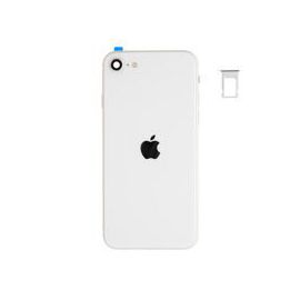 For iPhone/iPad (APSE200024WPSP) Rear Cover (Pulled) incl. small parts - White, For iPhone SE (2020) | Techbox