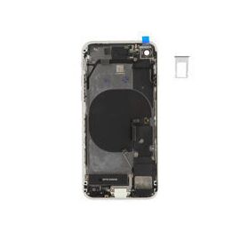 For iPhone/iPad (APSE200024WPSP) Rear Cover (Pulled) incl. small parts - White, For iPhone SE (2020) | Techbox