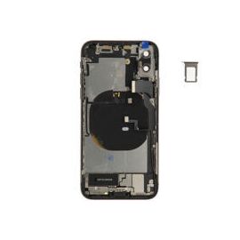For iPhone/iPad (APX0024GRPSP) Rear Cover (Pulled A) incl. small parts - Space Grey, For iPhone X - Smartphone Covers & Frames - Smartphone - Techbox