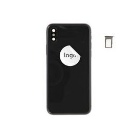 For iPhone/iPad (APX0024GRPSP) Rear Cover (Pulled A) incl. small parts - Space Grey, For iPhone X - Smartphone Covers & Frames - Smartphone - Techbox