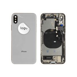 For iPhone/iPad (APX0024SPSP) Rear Cover (Pulled A) incl. small parts - Silver, For iPhone X | Techbox