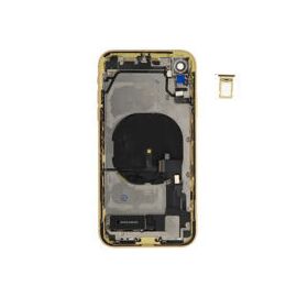 For iPhone/iPad (APXR0024YPSP-C) Rear Cover (Pulled C) incl. small parts - Yellow, For iPhone XR - Smartphone Covers & Frames - Smartphone - Techbox