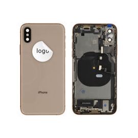 For iPhone/iPad (APXS0024GOPSP-B) Rear Cover (Pulled B) incl. small parts - Gold, For iPhone XS | Techbox
