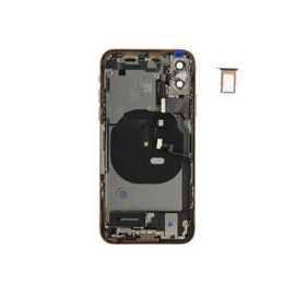 For iPhone/iPad (APXS0024GOPSP-B) Rear Cover (Pulled B) incl. small parts - Gold, For iPhone XS | Techbox