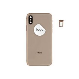 For iPhone/iPad (APXS0024GOPSP) Rear Cover (Pulled A) incl. small parts - Gold, For iPhone XS | Techbox
