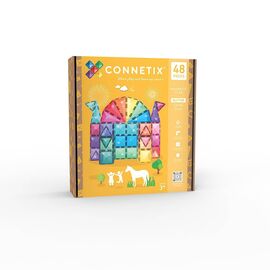 Connetix - Glitter Castle Pack - Magnet Set (CT-G-00048-GP) / Toys