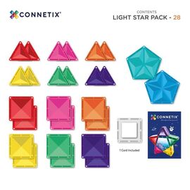 Connetix - Light Star Pack - 28 pc (CT-L-00028-ST) / Toys