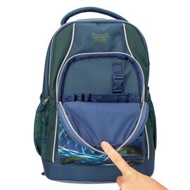 Dino World - Adventure World School Backpack With Snake - Deep Blue-Green / Luggage and Travel Gear - Bags, Backpacks & Luggages - Fashion - Techbox
