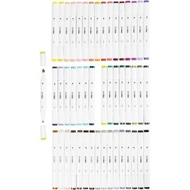 Creativ - Illustration Marker, line 1+8 mm, standard colours, 48pc/ 1 pack - () / Toys
