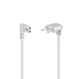 Hama 2-pole power cable with angled Euro 8 plug / Electronics