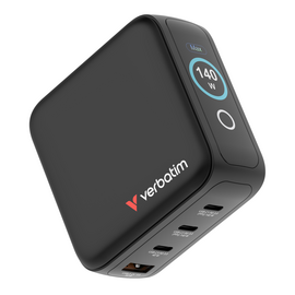 Verbatim - Mini GaN Charger 4-port 140W with Display / Electronics