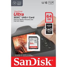 SANDISK - SDXC Ultra 64GB 140MB/s / Electronics
