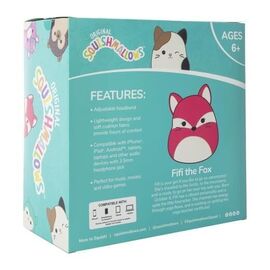 Squishmallows - Plush Bluetooth Headphones - Fifi (608091) / Toys - Keychains - Gifts - Techbox