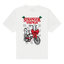 Stranger Things T-Shirt Christmas Bike Size L |  Techbox