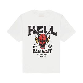 Stranger Things T-Shirt Hell Can Wait (white) Size S |  Techbox