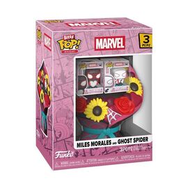 Marvel Bitty POP! Bouquet Vinyl Figure 2-Pack Miles Morales & Ghost Spider (Valentine) 4 cm |  Techbox