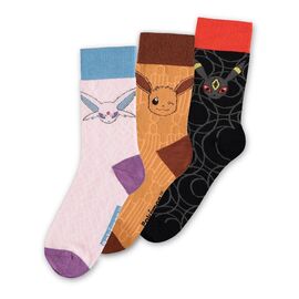 Pokémon Socks 3-Pack Eevee Evolution 2.0 43-46 |  Techbox