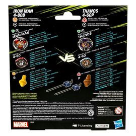 Beyblade X Marvel Collab Iron Man 4-80B vs. Thanos 4-60P - Figurines - Collectibles - Techbox