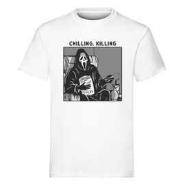 Scream T-Shirt Ghost Face Chilling, Killing Size XL |  Techbox